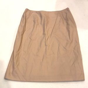 Carolina Herrera pleated midi suit skirt size 4